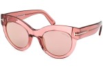 Ochelari de soare Tom Ford Lucilla FT1063 72Z Cat Eye Roz