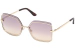 Ochelari de soare Guess GU7618 32Z Oversize Aurii