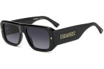 Ochelari de soare Dsquared2 D20107/S 807/9O Dreptunghiulari Negri