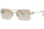 Ochelari de soare Tiffany & Co. TF3088 617811 Dreptunghiulari Aurii