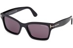 Ochelari de soare Tom Ford Mikel FT1085 01A Pătrați Negri