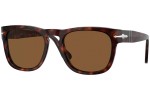 Ochelari de soare Persol PO3333S 24/57 Polarized Pătrați Havana