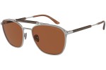 Ochelari de soare Giorgio Armani AR6149 304573 Pilot Argintii