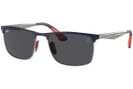 Ochelari de soare Ray-Ban RB3726M F08687 Dreptunghiulari Albaștri