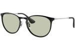 Ochelari de soare Ray-Ban Erika Metal RB3539 9268/2 Rotunzi Negri