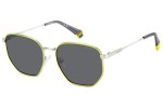 Ochelari de soare Polaroid PLD6214/S/X KU2/M9 Polarized Dreptunghiulari Argintii