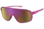 Ochelari de soare Under Armour UAGAMEDAYJR 3DV/34 Lentilă unică | Shield Roz