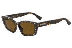 Ochelari de soare Moschino MOS091/S 086/70 Cat Eye Havana