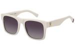 Ochelari de soare Tommy Hilfiger TH2118/S SZJ/3X Dreptunghiulari Albi