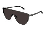 Ochelari de soare Alexander McQueen AM0457S 001 Lentilă unică | Shield Gri