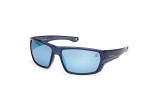 Ochelari de soare Timberland TB00002 90D Polarized Dreptunghiulari Albaștri