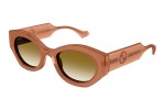 Ochelari de soare Gucci GG1553S 004 Ovali Maro