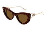 Ochelari de soare Gucci GG1565S 002 Cat Eye Havana