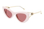 Ochelari de soare Gucci GG1565S 003 Cat Eye Roz