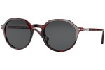 Ochelari de soare Persol PO3255S 1100B1 Rotunzi Roșii