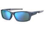 Ochelari de soare Under Armour UAFANATICAL 09V/Z0 Dreptunghiulari Albaștri