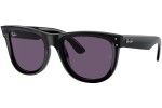 Ochelari de soare Ray-Ban RBR0502SF 66771A Pătrați Negri