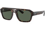 Ochelari de soare Ray-Ban Corrigan RB4397 135971 Flat Top Havana