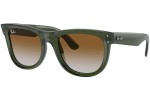 Ochelari de soare Ray-Ban Wayfarer Reverse RBR0502S 6775CB Pătrați Verzi