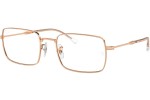 Ochelari Ray-Ban RX6520 3094 Dreptunghiulari Aurii