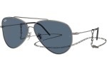 Ochelari de soare Ray-Ban Aviator Reverse RBR0101S 004/3A Pilot Argintii