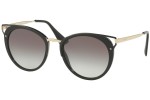 Ochelari de soare Prada PR66TS 1AB0A7 Rotunzi Negri