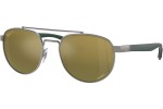 Ochelari de soare Ray-Ban RB3736CH 92696O Polarized Dreptunghiulari Gri