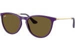 Ochelari de soare Ray-Ban Junior Junior Erika RJ9060S 717973 Pătrați Violeți