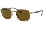 Ochelari de soare Ray-Ban Chromance Collection RB3670CH 001/AN Polarized Pătrați Aurii