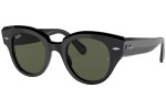 Ochelari de soare Ray-Ban Roundabout RB2192 901/31 Rotunzi Negri