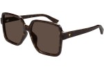 Ochelari de soare Bottega Veneta BV1317SK 002 Pătrați Havana