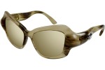 Ochelari de soare Balenciaga BB0353S 003 Cat Eye Havana