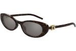 Ochelari de soare Gucci GG1680S 003 Ovali Havana