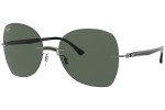 Ochelari de soare Ray-Ban Titanium Collection RB8066 154/71 Pătrați Gri