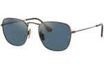 Ochelari de soare Ray-Ban Frank Titanium Collection RB8157 9207T0 Polarized Pătrați Maro