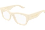 Ochelari Alexander McQueen AM0436O 005 Dreptunghiulari Bej