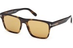 Ochelari de soare Tom Ford Calder FT1205 56E Pătrați Havana