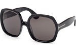 Ochelari de soare Tom Ford Saffron FT1221 01A Pătrați Negri