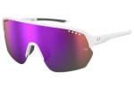 Ochelari de soare Under Armour UAGAMEDAYII/G 6HT/34 Lentilă unică | Shield Albi