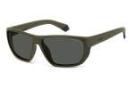 Ochelari de soare Polaroid PLD7057/S DLD/M9 Polarized Dreptunghiulari Verzi