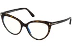 Ochelari Tom Ford FT5674-B 052 Cat Eye Havana