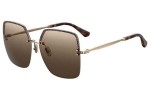 Ochelari de soare Jimmy Choo TAVI/S 01Q/HA Oversize Aurii