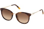 Ochelari de soare Swarovski SK0217 52F Rotunzi Havana