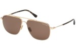 Ochelari de soare Tom Ford FT0815 28E Pilot Aurii