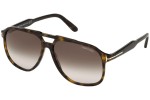 Ochelari de soare Tom Ford FT0753 52K Pilot Havana