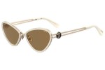 Ochelari de soare Moschino MOS095/S 5X2/70 Cat Eye Aurii